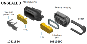 Aptiv Sicma Panel-Through Sealed & Unsealed Connectors